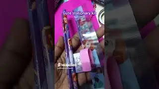 cute pencil kit💜💜(old video re-upload) #stationery #stationarybox #asmr #satisfying #ytshorts #cute