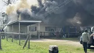 Firefighters battle flames at duplex in West Baton Rouge Parish
