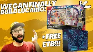 Is the Mega Lucario Figure Collection Worth Opening?? Pokemon TCG Pack Opening!!