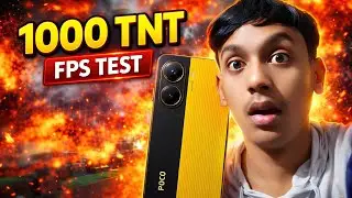 POCO X7 Pro 1000 TNT FPS Test 😱 | Extreme Gaming Stress Test