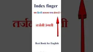 Index finger meaning in hindi | Index finger ka matlab kya hota hai | Index finger in hindi