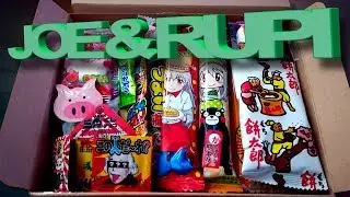 Joe & Rupi testen Japanische Snacks / Japanese Dagashi Box - 20 K&ouml;stlichkeiten s&uuml;ss & salzig