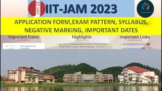 IIT-JAM 2023 COMPLETE DETAILS | WHAT TO DO AFTER B.Sc?