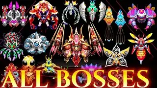 indra Vs All Boss iN Space Shooter Galaxy Attack 2023 By Rocket Studio