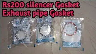 Rs200 silencer Exhaust pipe Gasket || Rs200 silencer Gasket price ||