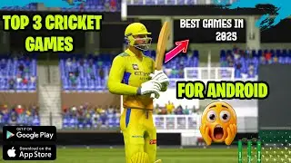 Top 3 Best Cricket Game For Android 2025 ! Best Graphics & Best  Features ! In Tamil
