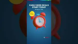 Early Bird Deals on all Bosch products start now! 📣