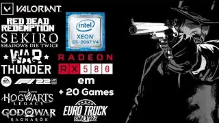 Xeon E5-2667 V4 e RX 580 2048SP em 2025 - 20 Games - Partes 2