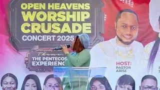 Minister Beauty Powerful Ministration At The Open Heavens Worship Crusade Concert 2025 Edition🇳🇬🇦🇪🇨🇲