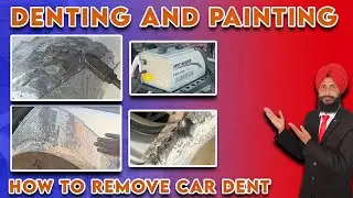 How to Remove Car Dents | Denting & Painting Training | Car Repair Tutorial 🚗