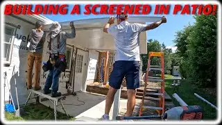 Building A Ballew's Aluminum Products Screened In Patio!