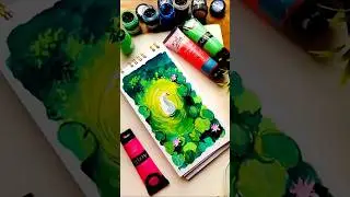 lilypond painting #art #shorts