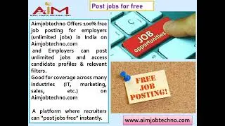 Find Free job posting service in Noida, Delhi, NCR, Delhi NCR, India