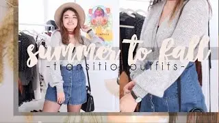 Summer to Fall Transition Outfits 2016 🍂