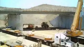 Timelapse construction of boat beach road bridge 2