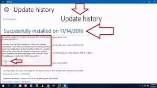 How to Find Update History in Windows 10 PC or Laptop