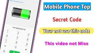 Top secret number code setting on mobile | Unknown number code Save your bettery 102% work |