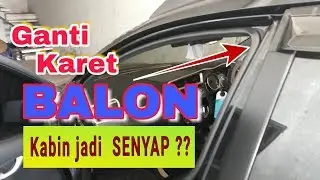 #HondaBRV                       Ganti karet balon pintu mobil honda BRV !! Peredam kabin lebih kedap