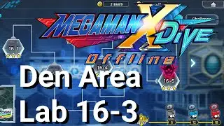 MegaMan X Dive Offline Den Area 16-3(All Hidden Elements locations)