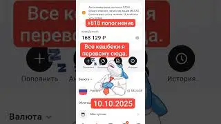 Робот для облигаций / 10.10.2025 / Кешбэк перевожу сюда +818 руб #инвестиции