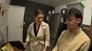 Nouvel an #1: la préparation du repas ( elle a noyée le pissenlit !!)