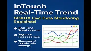 InTouch Real-Time Trend | SCADA Live Data Monitoring Explained #training #scada #Automation