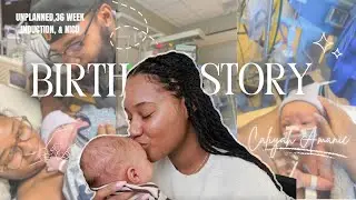 My Birth Story || Unplanned 36 week induction, NICU, Epidural