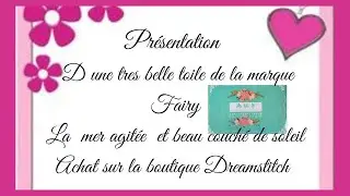 Présentation d une toile #pointdecroix de la marque Fairy achetée sur la boutique #dreamstitch