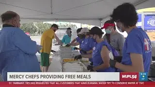 Mercy Chefs providing free meals in Metairie