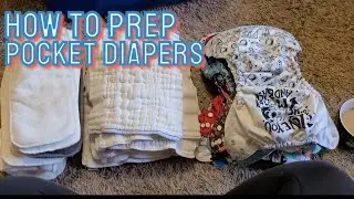 How to prepare a cloth diaper | how to prepare a pocket diaper | Mama Koala 2.0 pocket diaper