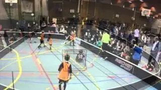 Emil g&ouml;r snyggt m&aring;l med sl&auml;pskott p&aring; Sammandrag med P06