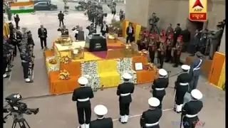 68th Republic Day : PM Narendra Modi pays homage at the Amar Jawan Jyoti, India Gate