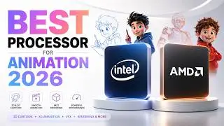 Best Processor for Animation 2026 🔥 2D / 3D / AI Rendering