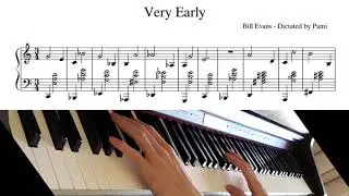 Very Early - Bill Evans【ジャズピアノ ソロ 楽譜】