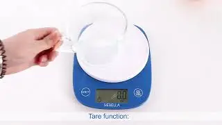 Super Slim Design Kitchen Food Scale 5kg/ 0.1g ABS weighing platform