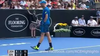 Steve Johnson vs John Isner | ASB Classic Quarter Final Highlights Auckland  2017