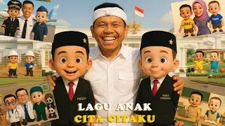 Cita citaku Setinggi Langit Biru -  Lagu Anak Indonesia - 3D Animasi