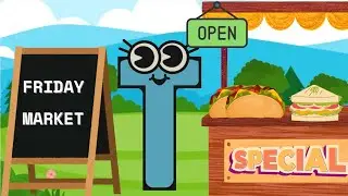 Alphabets Friday Market! - Food challenge - Healthy or Junk? | Good Habits | Interactive Learning