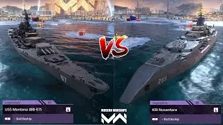 USS Montana vs KRI Nusantara – Clash of Giants! - Modern Warships