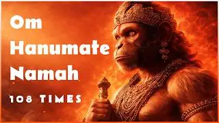ॐ हनुमते नमः | 108 Times Chanting | Powerful Hanuman Mantra | Power, Discipline & Devotion