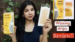 Sanfe Detan Wax Strips Review/Best Wax Strips For Sensitive Skin/How to use Wax strips?? #skincare
