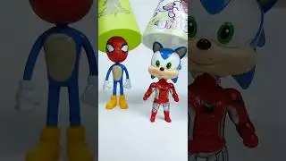 Satisfying with Unboxing Spider man & Sonic Toys ASMR #relaxing #trending #asmr #funny #toys #viral