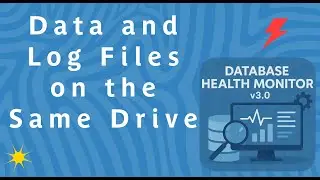 Data and Log Files on the Same Drive