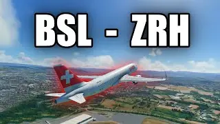 Swiss Airlines - Basel to Zurich - Microsoft Flight Simulator 2020