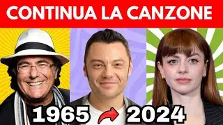 Continua La Canzone 🎵🎤 Dal 1965 Al 2024 | Quiz SE LO SAI