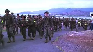 MCBH Headquarters Battalion Hike