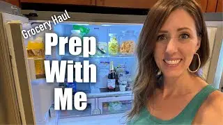 Grocery Haul PREP || Freezer, fridge, cleaning out the old, grocery list