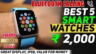 Best Bluetooth Calling Smartwatch Under 2000 💰 | Premium Budget Smartwatches 🔥 Best Value For Money
