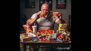 A Strongman's Cheat Meal #asmr #bodybuilder #bodybuildingasmr #bulking #crunchy #eatingasmr #fitness