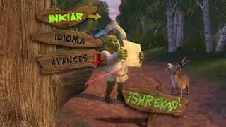 Shrek 3D DVD menú